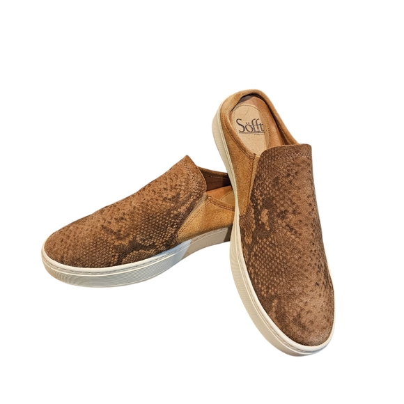 Sofft Women's Suede Leather Slip-On Mule Sneakers.‎ Size 8 - Picture 6 of 8